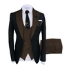 Men Suits Blazer 3 Pieces Elegant 2 Sets Luxury Wedding Business Vest Pants Coats Formal Jackets
