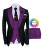 Custom Printing Logo Fashion Wedding Suits Sets For Men Turkish Mens Suits