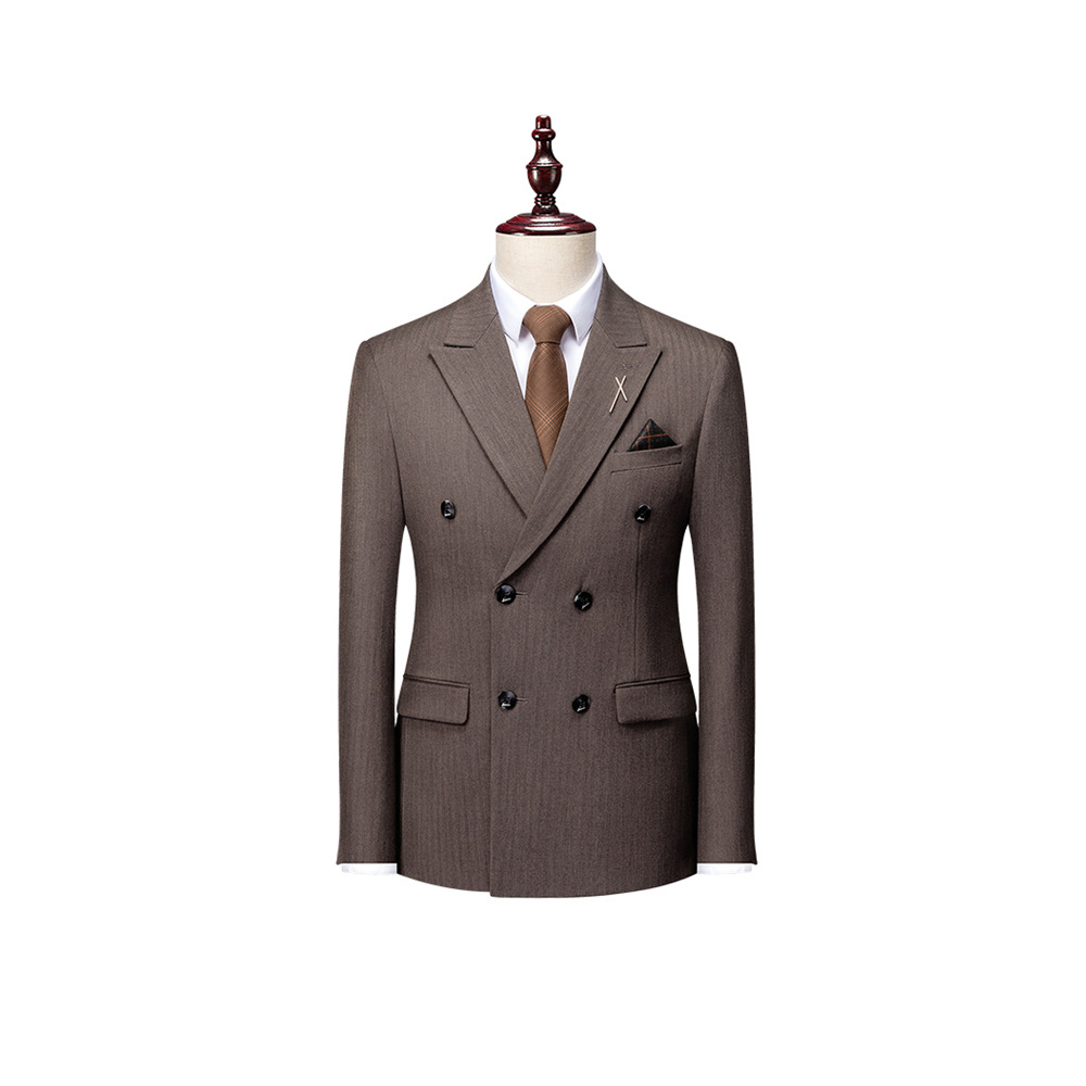 Men's Casual Suit Male Groom Coat Men's Suit Men's Suit Three - Piece Set Men's Evening Dress