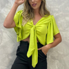 Summer Loose Cardigan Capes Bolero Shrug Flare Sleeve Tie Front Sun Protection Cardigan