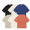 Blanks Oversized T-shirts Unisex Boxy T Shirt Hip Hop T-shirt Solid Heavyweight 100% Cotton 220 GSM Streetwear T Shirt for Men