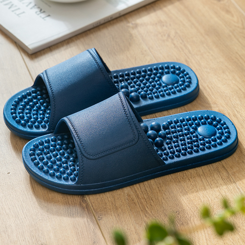 Summer Indoor Non-slip Massage Bath Massage Shoes Unisex Foot Care Home Bathroom Massage Slippers Sandals