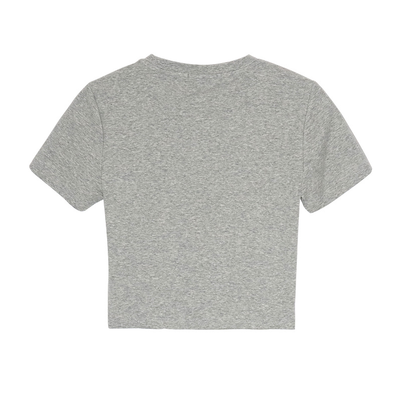 Fashion Baby Tee Women Solid Ringer Top Cropped T Shirt Top Raglan Sleeve Slim Fit Contrast Color Crop Top Activewear T Shirts