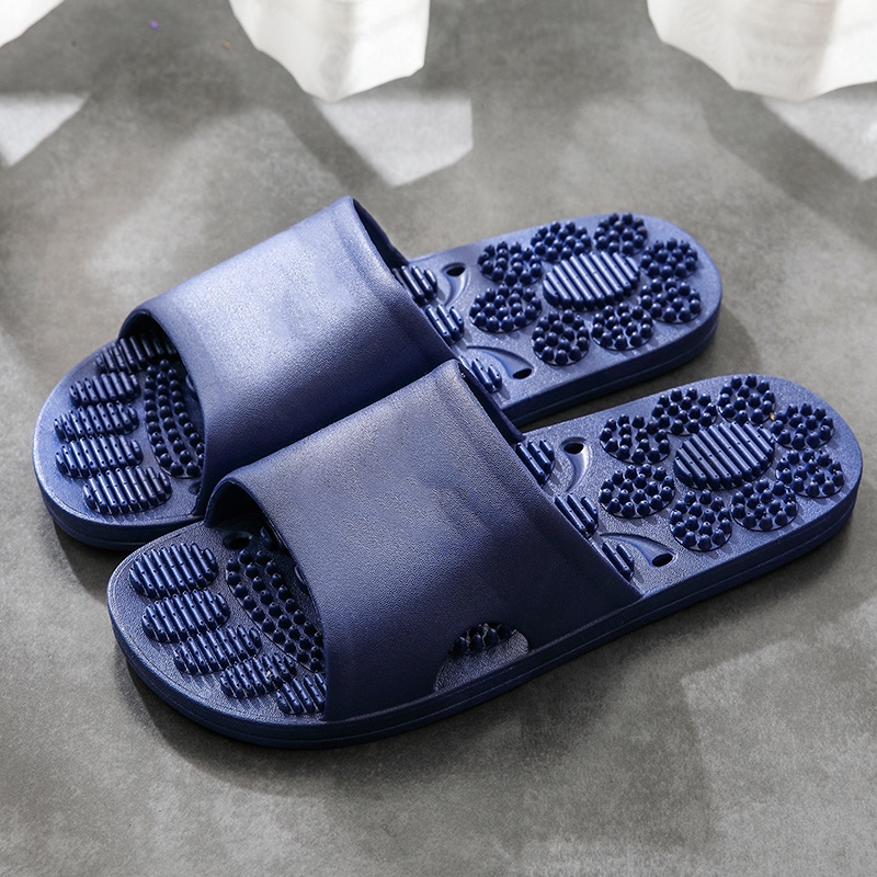 Improve Sleeping Blood Circulation Stone Therapy House Slippers Foot Massage Shoes