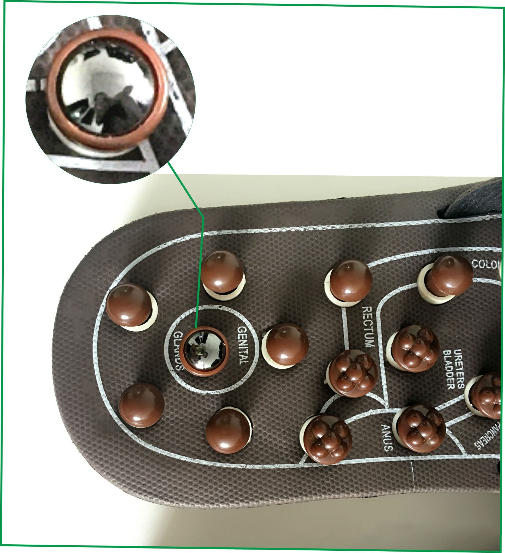 Feet Massage Slippers Foot Reflexology Acupuncture Therapy Massager Shoes