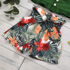 Toddler Kids Baby Girls Summer Outfits Clothes Girls T-shirt Leaves Short Pants Casual 2PCS Set
