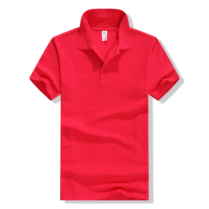 100% Cotton Polo Shirt Custom Logo Knitted Short Sleeves US Polo T Shirt for Men