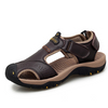 Accept OEM Custom LOGO Genuine Leather Summer Hiking Beach Water Sandals