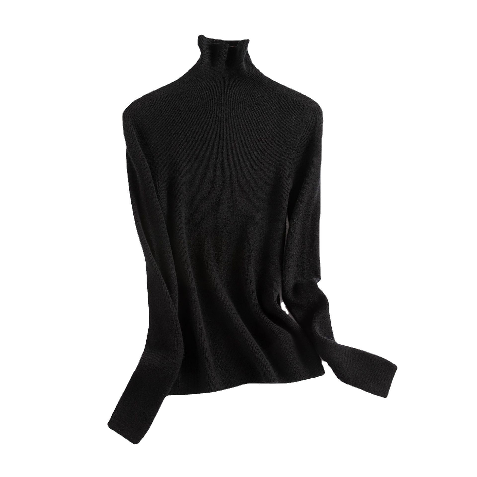 100 % Wool Long Sleeve Sweater Women Winter
