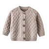Baby Cardigan Long-sleeved Knitted Sweater Toddler Girls Baby Sweater Knitting