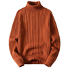 Winter Fall Men's Sweaters Solid Color Turtle Neck Men Clothing Pullover Ribbed Knitted Turtleneck Sweater Men