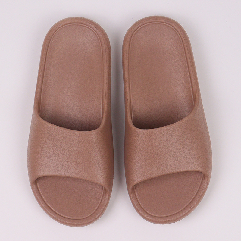 Custom Logo Printing Beach Summer Sandals Hot Unisex PVC Slipper Embossed Men And Women Slide for Bathroom