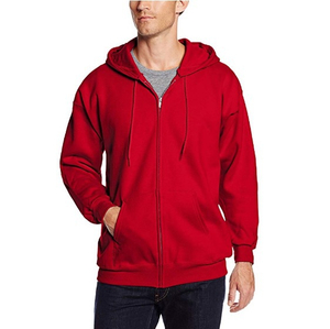Custom Men's Pullover Oversized Zipper Unisex Heavy Weight Cotton Fleece Black Hoodie