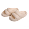 New Design Solid Color Slippers Ladies Outdoor Beach Shoes Wholesale Flat Slides Summer Sandals for Women