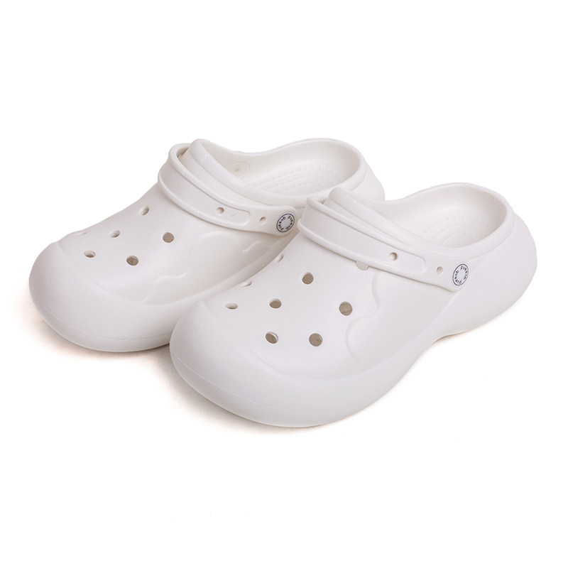 Factory Plastic Beach Anti-Slip Home Walking Girls Outdoor Sandal Man Ladies Eva Flat Sandals For Adult