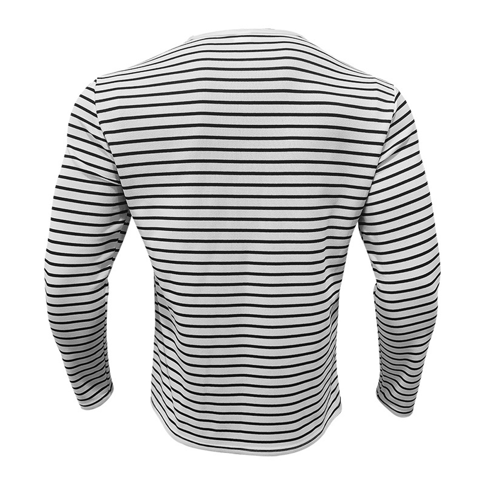 Men's Long Sleeve Striped Shirt Business Casual Shirts Cotton Fabric Formal Office Shirts For Men