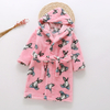 Soft Fuzzy Fleece Rainbow Children's Plus Size Polyester Plus Size Robes Sleepwear