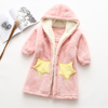 Pajamas Cute Housecoat Cartoon Star Sweet Coral Fleece Sleepwear