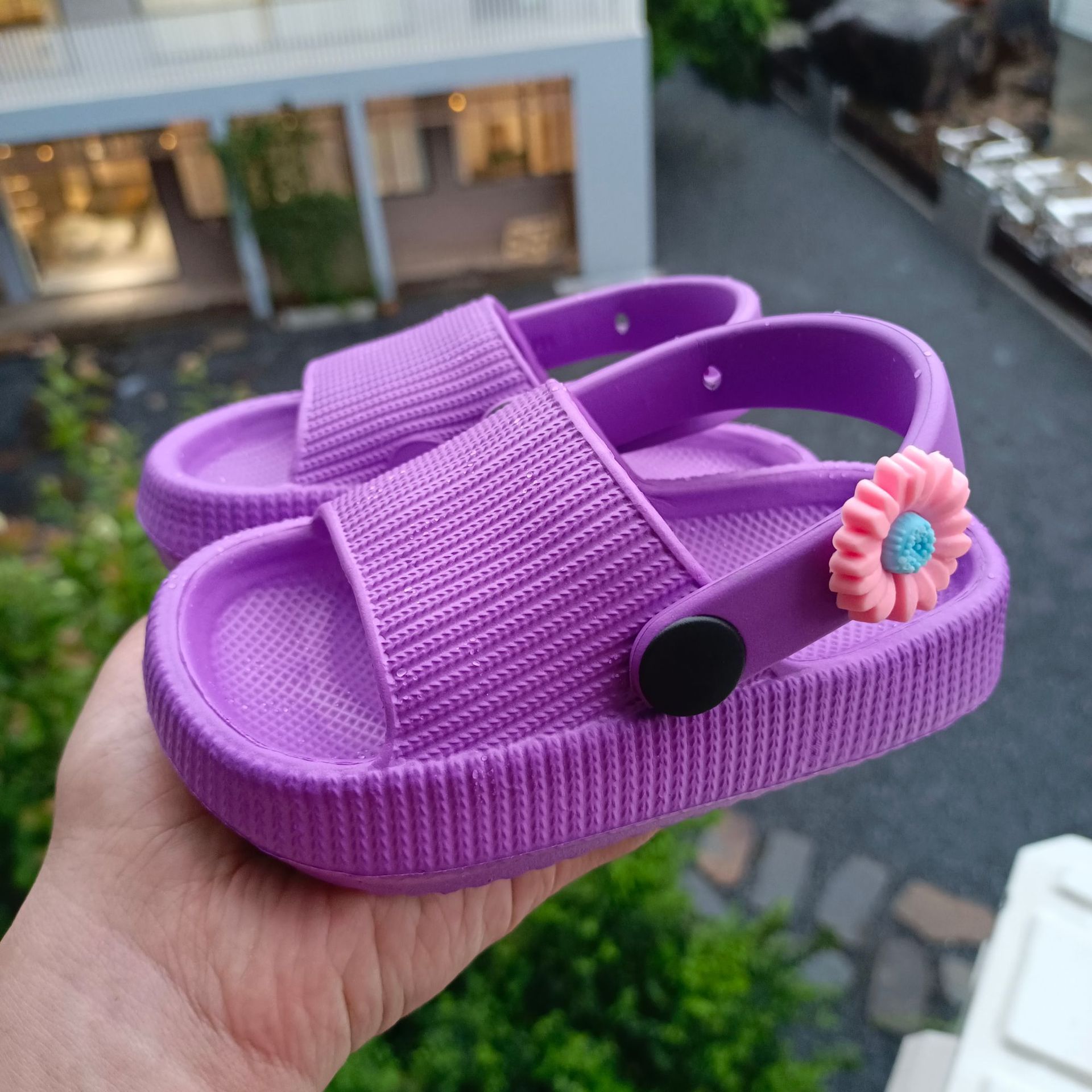 Summer Children's Slippers Wholesale, Indoor Household Cartoon Heel Strap for Boys And Girls