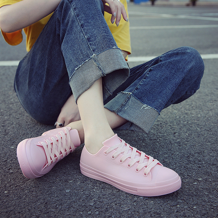 Women's Low Top Casual Korean Flat Bottom Small White Shoes